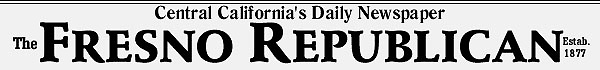 The Fresno Republican Newspaper Header
